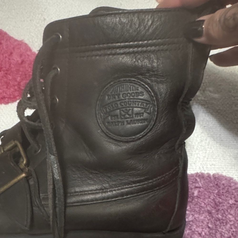 Brown Ralph Lauren Ranger Boots/ Never Worn Outside sz 7D